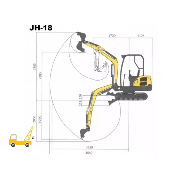 Mini Excavator JH-18 